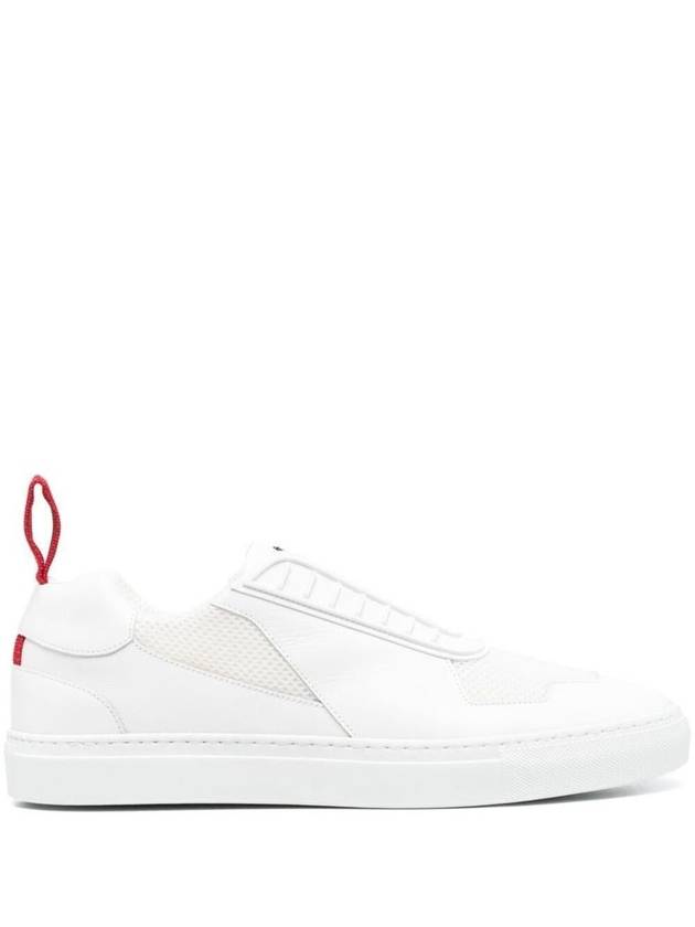 White Sneakers With Riding Horse On Tongue In Leather Man Ferrari - FERRARI - BALAAN 1