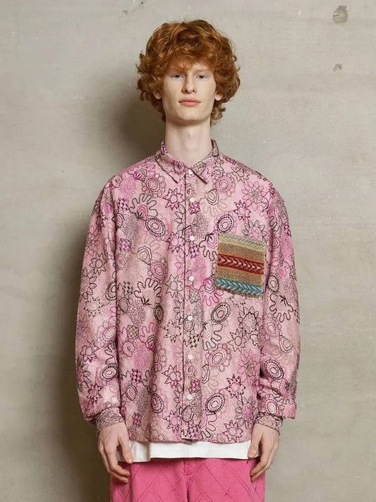 pocket crochet shirt pink - UNALLOYED - BALAAN 1