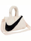 Sportswear Fake Fur 10L Tote Bag Guava Ice - NIKE - BALAAN 3