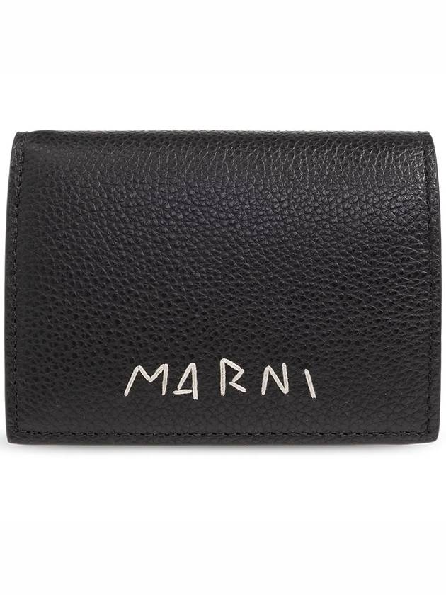 Mending Logo Coin Half Wallet PFMOQ14Q10 P6533 00N99 - MARNI - BALAAN 1