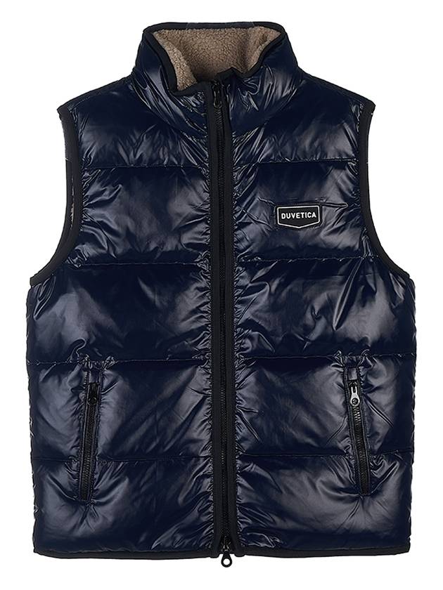 Algorab Logo Reversible Vest Navy - DUVETICA - BALAAN 3