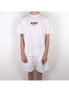 Iconic Logo Crew Neck Short Sleeve T-Shirt White - AUTRY - BALAAN 2