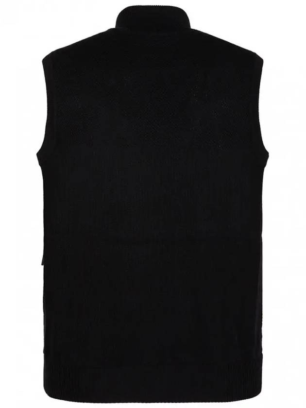 Hybrdige Slim Fit Merino Wool Padded Vest Black - CANADA GOOSE - BALAAN 3