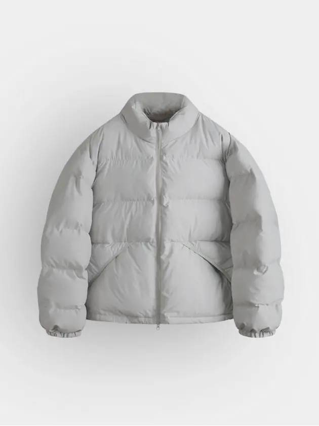 Signature puffer short padded jacket gray - INDUST - BALAAN 9