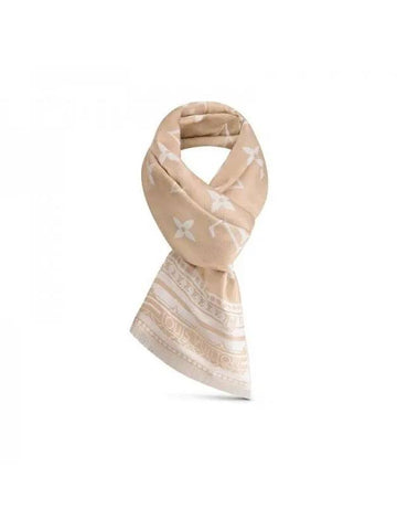 Amazingram Scarf Beige - LOUIS VUITTON - BALAAN 1