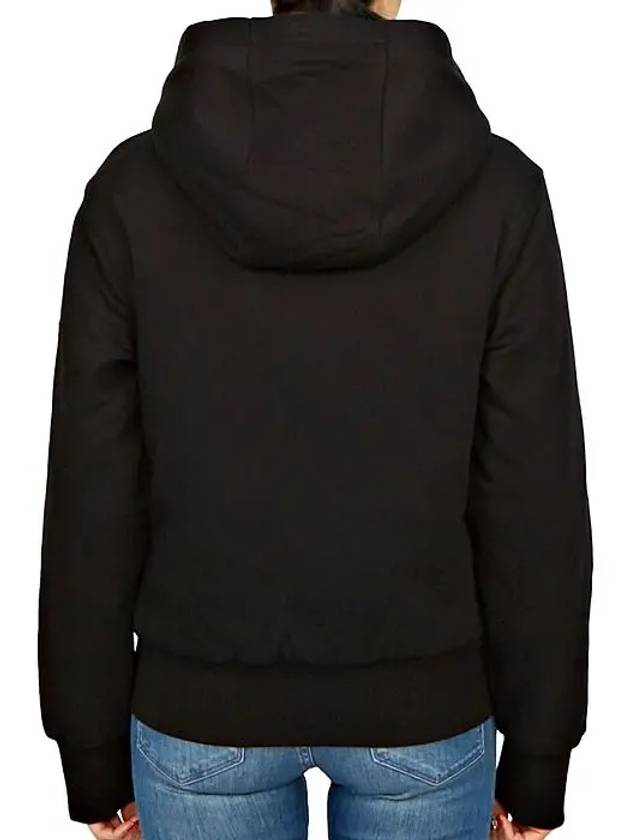 Classic Bunny 2 Zip Up Hoodie Black Lining Black - MOOSE KNUCKLES - BALAAN 5