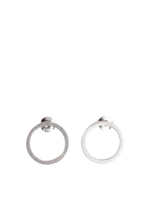 Number Engraved Circle Earrings SI8VG0001 SV0129 951 B0110813804 - MAISON MARGIELA - BALAAN 2