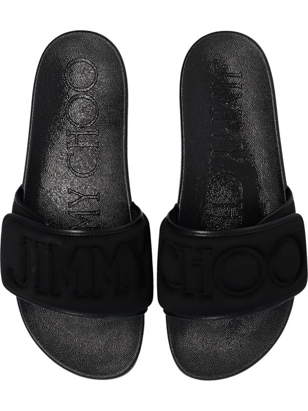 Jimmy Choo ‘Fitz/M’ Slides, Men's, Black - JIMMY CHOO - BALAAN 6