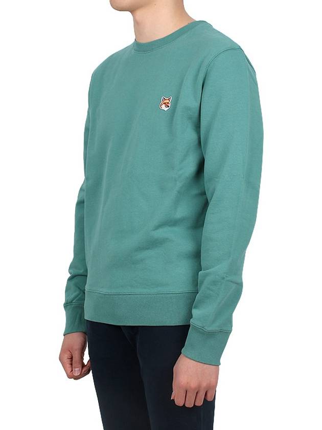 Fox Head Patch Regular Sweatshirt Teal Green - MAISON KITSUNE - BALAAN 4