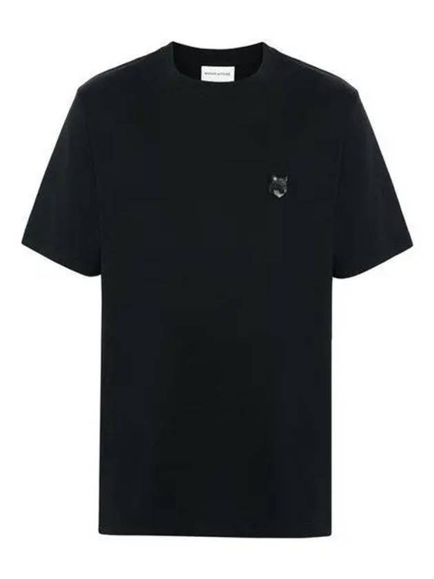 Bold Fox Head Patch Comfort Short Sleeve T-Shirt Black - MAISON KITSUNE - BALAAN 2