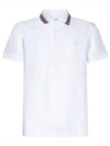 Cotton Polo Shirt White - BURBERRY - BALAAN 2