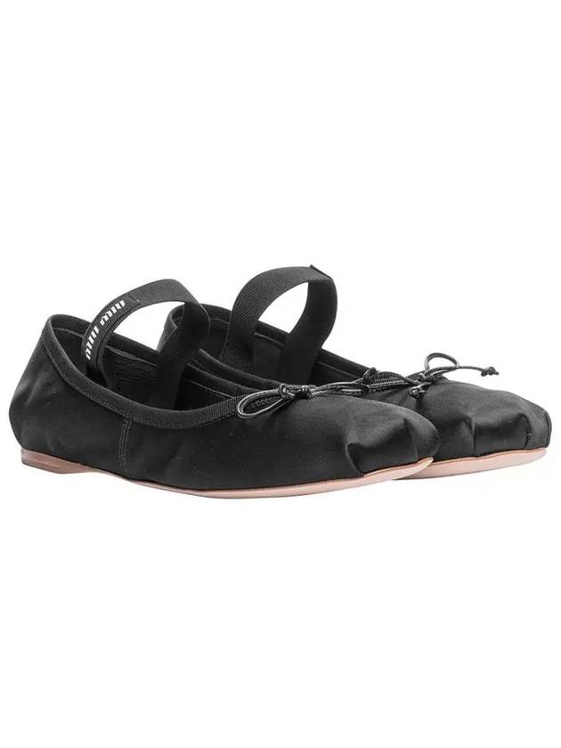 Satin Ballerinas Black - MIU MIU - BALAAN 3