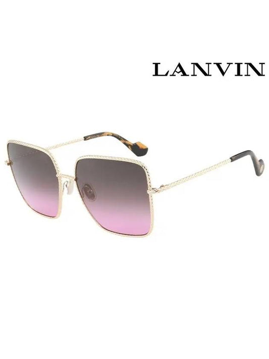 Sunglasses LNV125S 727 Square Metal Women s - LANVIN - BALAAN 1