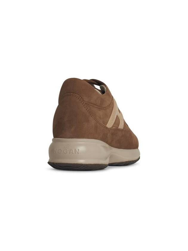 Hogan 'Interactive' Brown Suede Sneakers - HOGAN - BALAAN 3