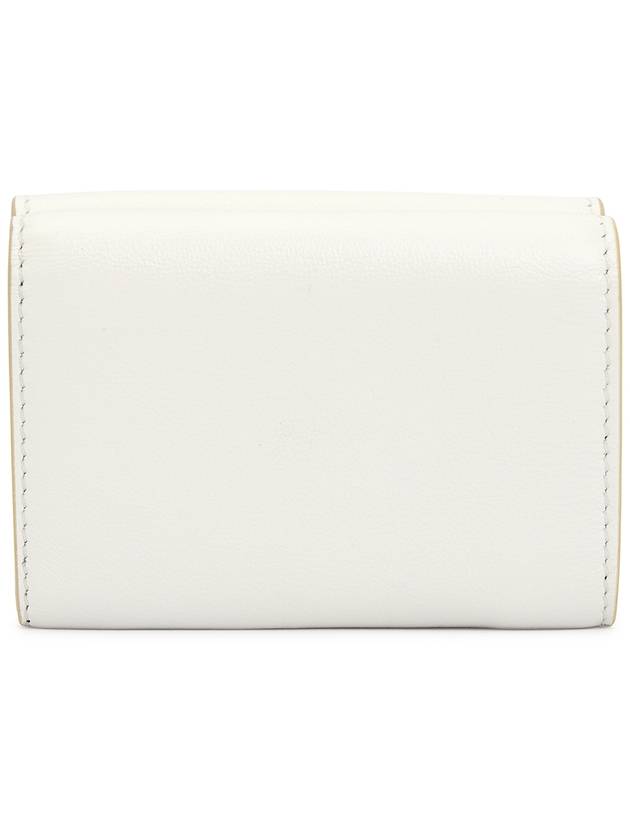 Logo Leather Half Wallet White - MARNI - BALAAN 3