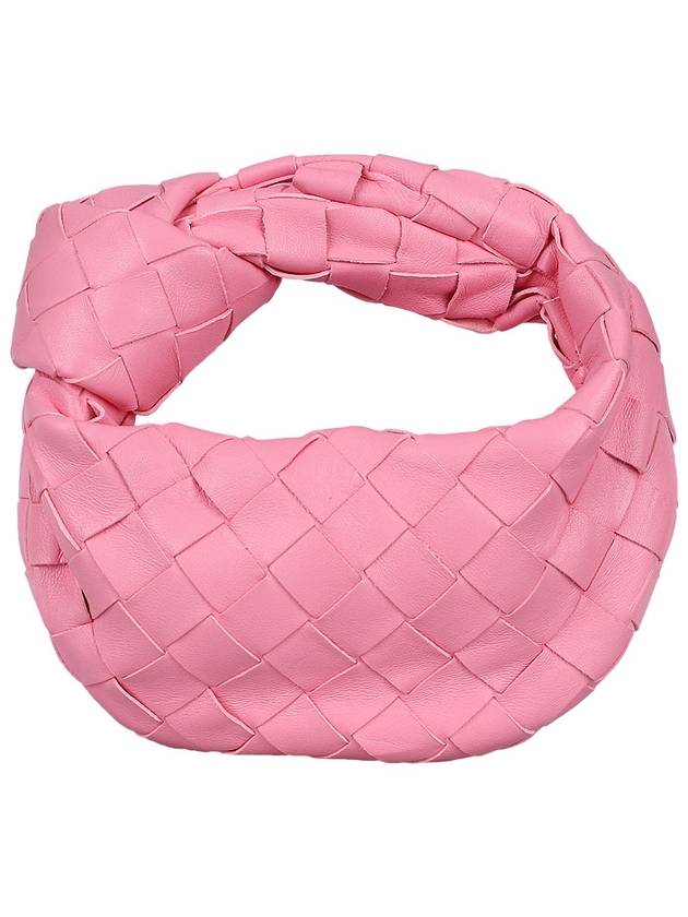 Candy Jodie Intrecciato Tote Bag Pink - BOTTEGA VENETA - BALAAN 3