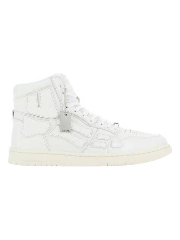 Skeleton High Top Sneakers White - AMIRI - BALAAN 1