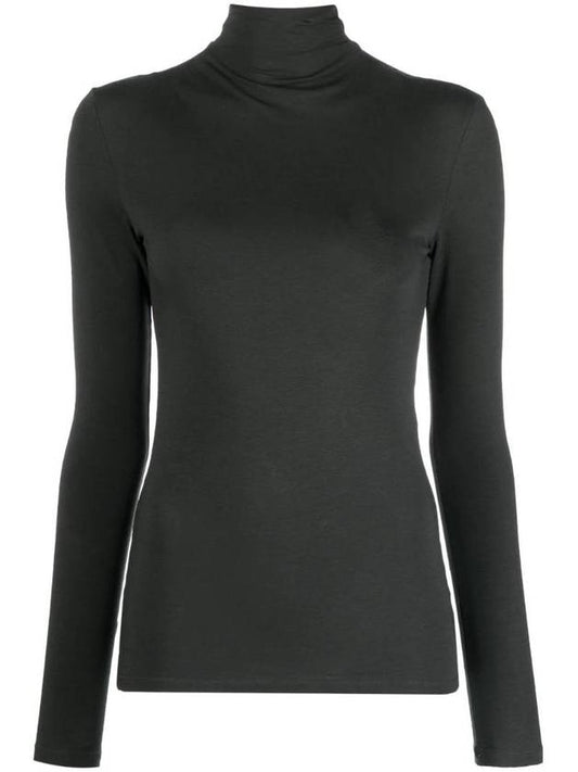 Women's High Neck Long Sleeve Turtleneck Grey - LEMAIRE - BALAAN 1