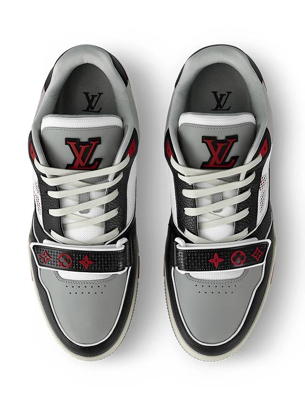 LV Trainer Sneakers Red 1AC4ZS - LOUIS VUITTON - BALAAN 3