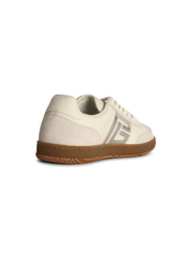 Balmain 'Swan' White Leather Sneakers - BALMAIN - BALAAN 3