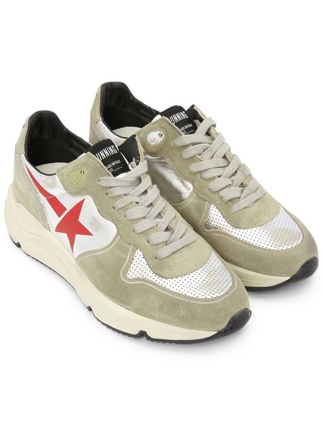 Running Sole Suede Low Top Sneakers Beige - GOLDEN GOOSE - BALAAN 4