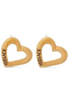 Heart Earrings Gold - VERSACE - BALAAN 1