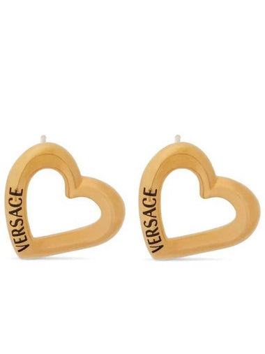 Heart Earrings Gold - VERSACE - BALAAN 1