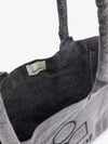 Yenky Embroidered Logo Small Tote Bag Grey - ISABEL MARANT - BALAAN 5