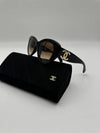 CC logo butterfly sunglasses acetate black brown A71525 - CHANEL - BALAAN 9