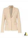 Alarico Flap Pocket Blazer Wool Jacket Beige - MAX MARA - BALAAN 2