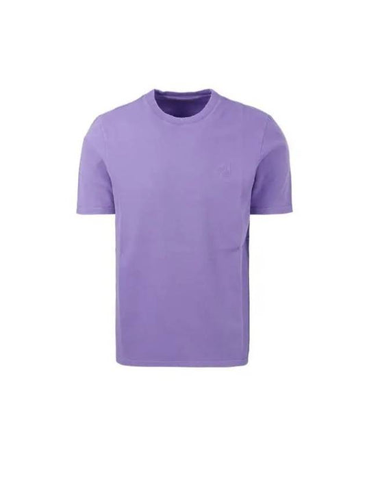 Super Vintage Crew Neck Short Sleeve T-Shirt Purple - AUTRY - BALAAN 1
