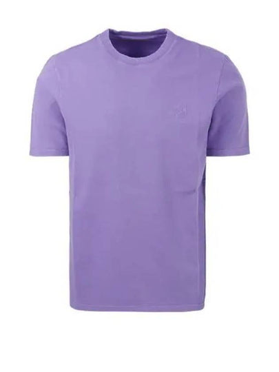 Super Vintage Crew Neck Short Sleeve T-Shirt Purple - AUTRY - BALAAN 2