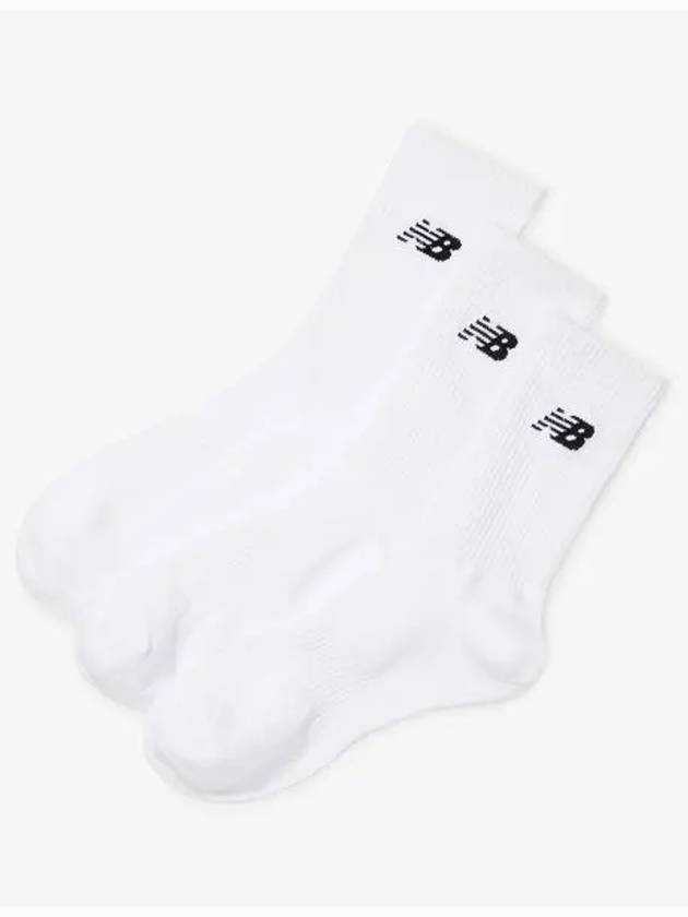 NBGEECA504 Women s 3 pack basic logo functional socks white - NEW BALANCE - BALAAN 1