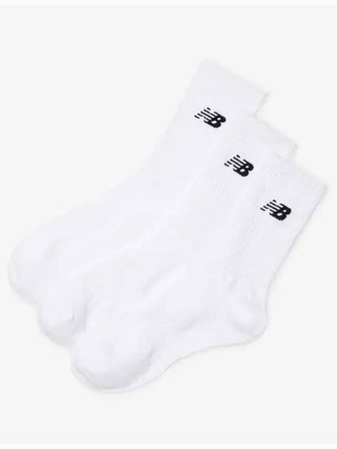 NBGEECA504 Women s 3 pack basic logo functional socks white - NEW BALANCE - BALAAN 1