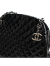 Black patent mademoiselle bowling bag - CHANEL - BALAAN 6