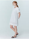 Flower embroidery mini dress_white - OPENING SUNSHINE - BALAAN 2