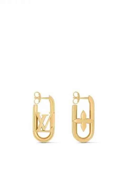 My LV Chain Earrings Gold - LOUIS VUITTON - BALAAN 2