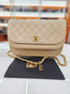 Vintage beige gold shoulder bag UL241206 - CHANEL - BALAAN 1