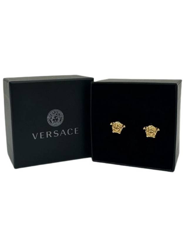 Medusa Head Stud Earrings Gold - VERSACE - BALAAN 2