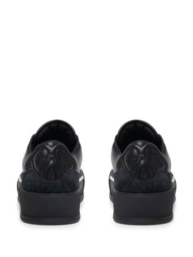 Skate Deck Plimsol Low Top Sneakers Black - ALEXANDER MCQUEEN - BALAAN 4