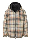 24 Reversible Vintage Check Double sided Jacket Recycled Polyester - BURBERRY - BALAAN 2