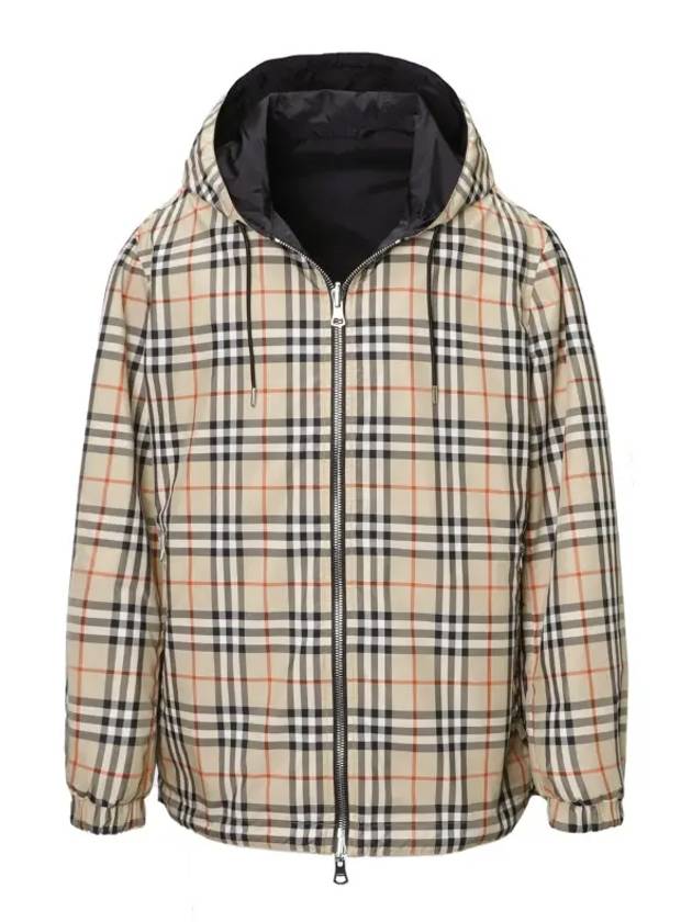 24 Reversible Vintage Check Double sided Jacket Recycled Polyester - BURBERRY - BALAAN 2