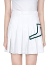 Women's Naomi Pleated Skirt White - J.LINDEBERG - BALAAN 3