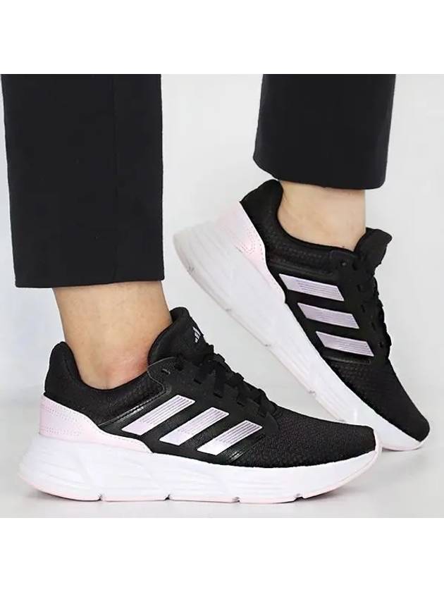 Women's Galaxy 6 Running Low Top Sneakers Black - ADIDAS - BALAAN 2