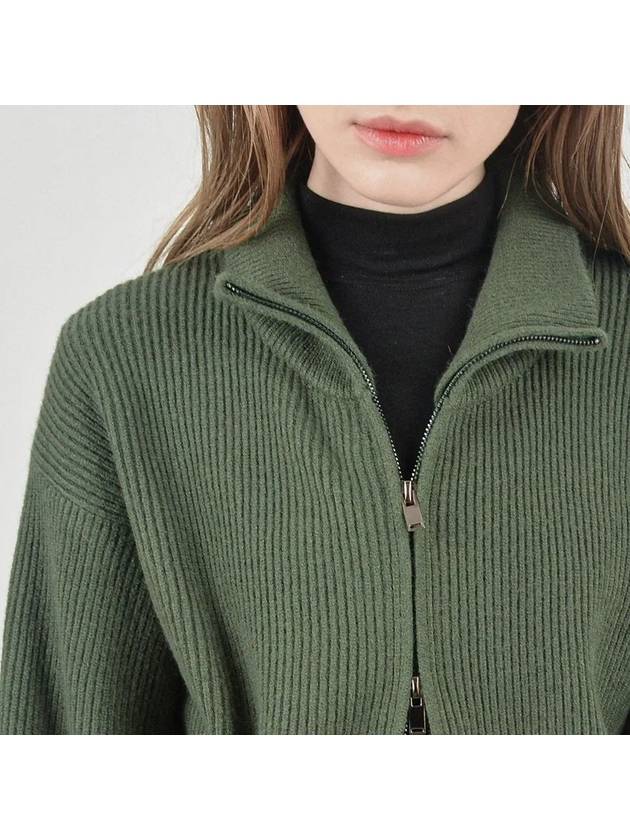 Modal Knit Zip up Cardigan Green - CHANCE'S NOI - BALAAN 8