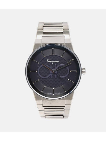 Men's Metal Watch Silver - SALVATORE FERRAGAMO - BALAAN 1