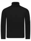 Lambswool GRS Knit Turtleneck Black - CP COMPANY - BALAAN 2