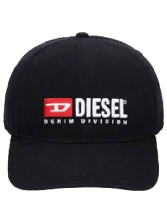 Corey Wash Ball Cap Black Hat - DIESEL - BALAAN 1