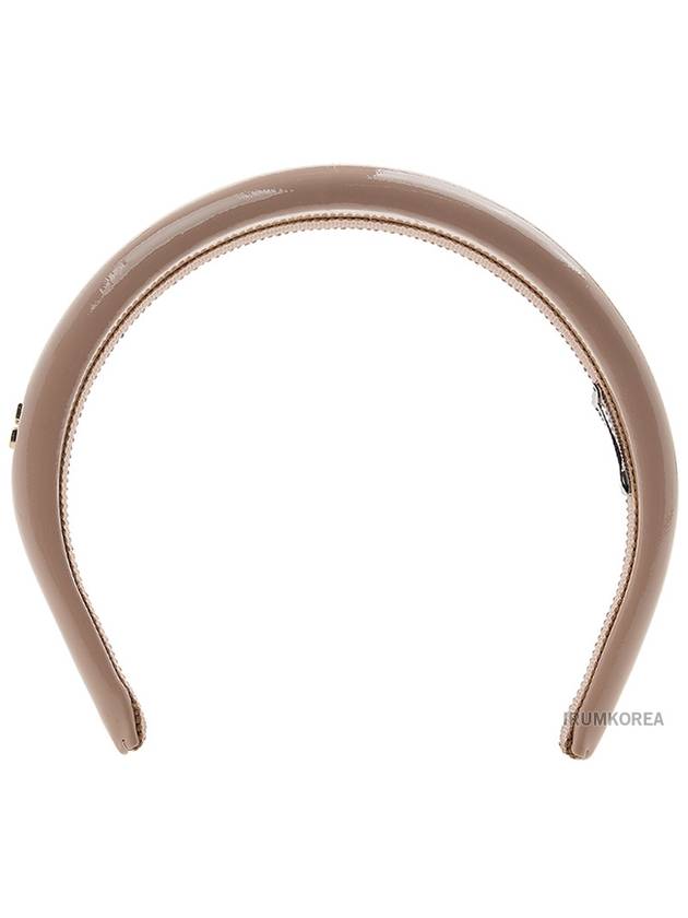 patent leather hairband - MIU MIU - BALAAN 4