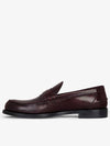 Mr G Mocassin Leather Loafers Burgundy - GIVENCHY - BALAAN 4